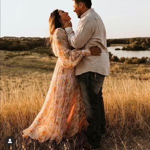 ASOS floral maxi dress